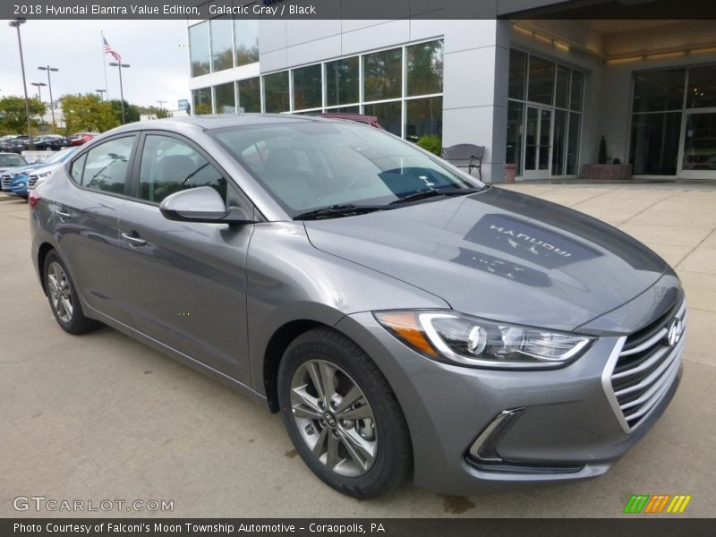 Galactic Gray / Black 2018 Hyundai Elantra Value Edition