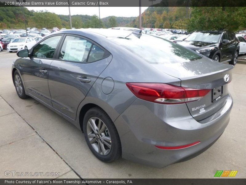 Galactic Gray / Black 2018 Hyundai Elantra Value Edition