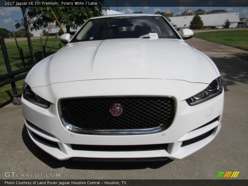 Polaris White / Latte 2017 Jaguar XE 35t Premium