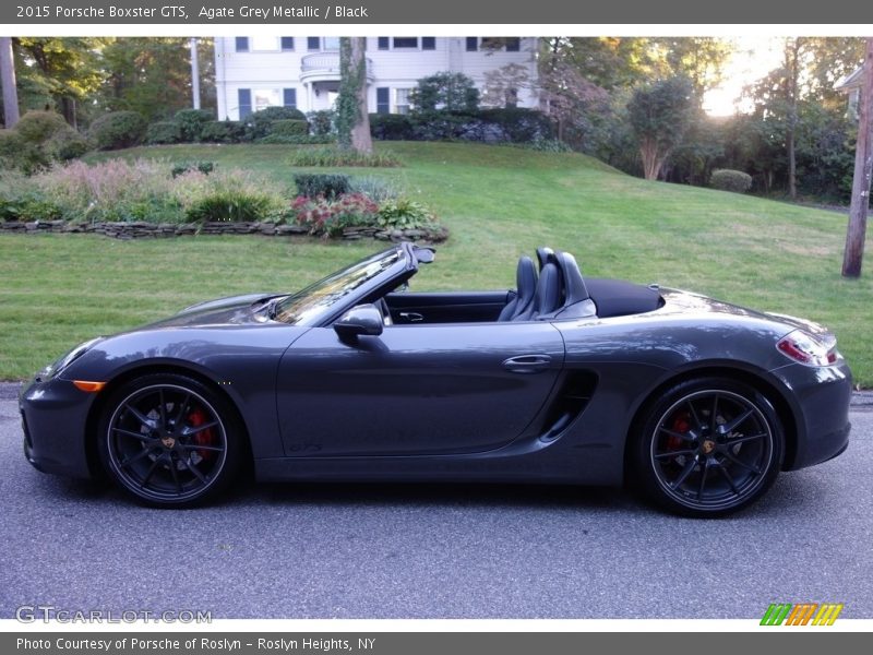 Agate Grey Metallic / Black 2015 Porsche Boxster GTS