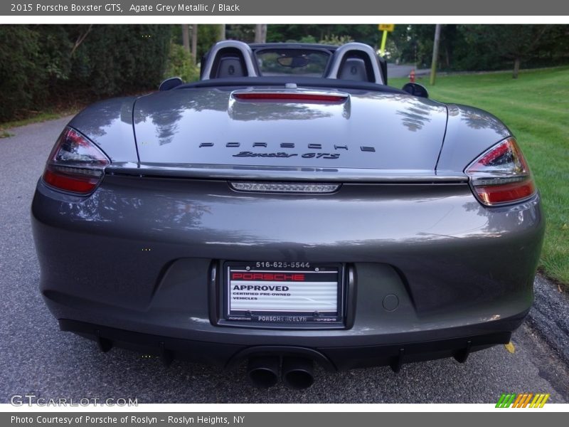 Agate Grey Metallic / Black 2015 Porsche Boxster GTS