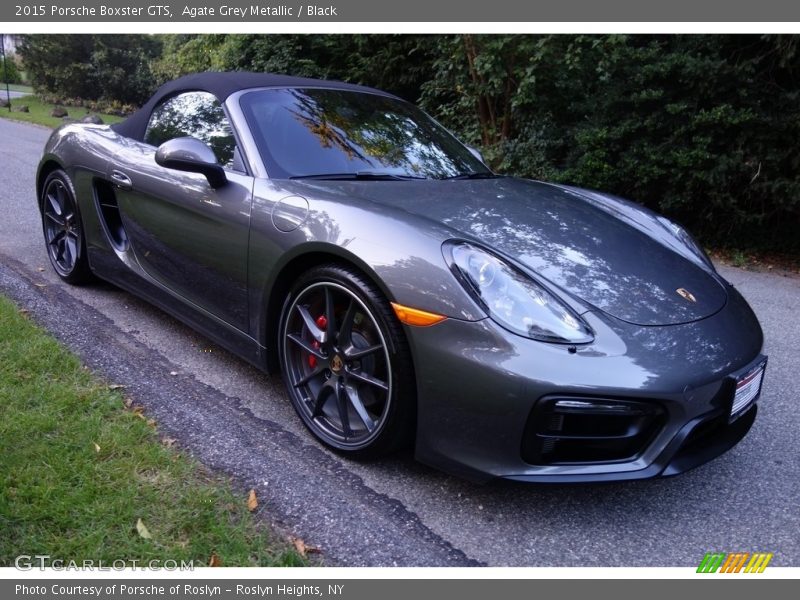 Agate Grey Metallic / Black 2015 Porsche Boxster GTS