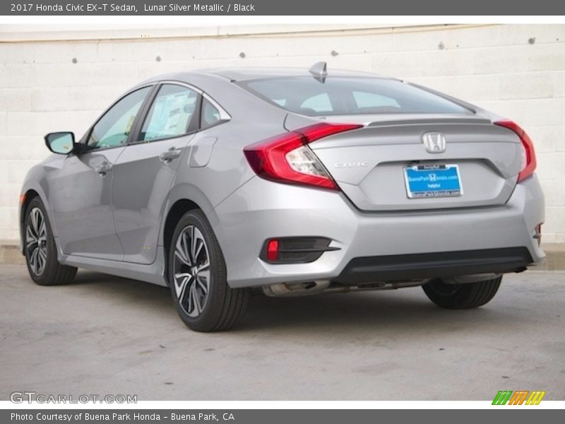 Lunar Silver Metallic / Black 2017 Honda Civic EX-T Sedan