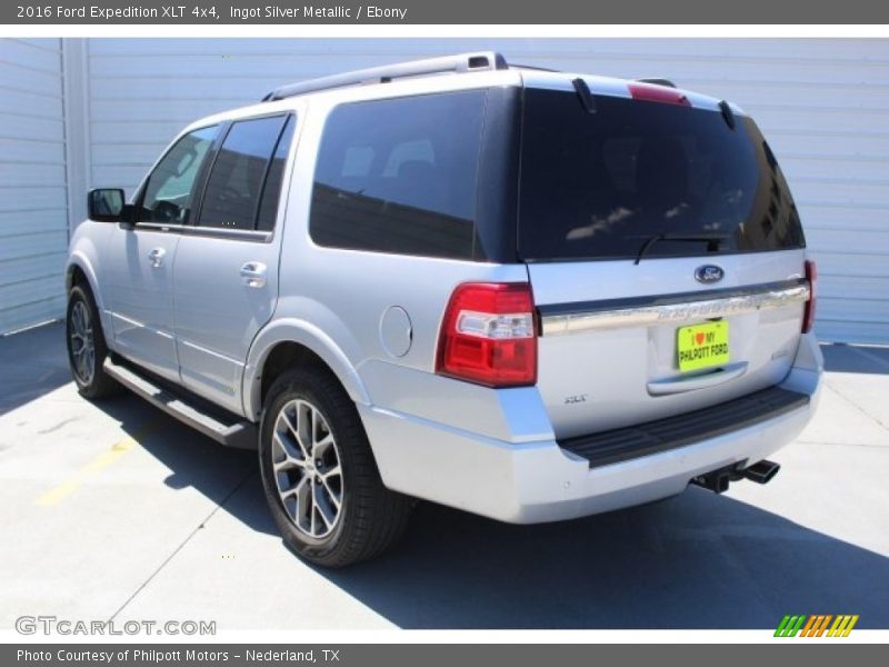 Ingot Silver Metallic / Ebony 2016 Ford Expedition XLT 4x4