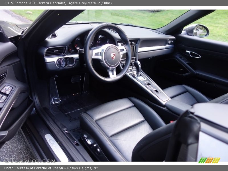 Agate Grey Metallic / Black 2015 Porsche 911 Carrera Cabriolet