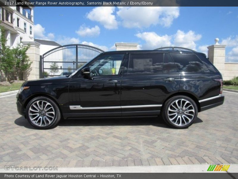 Santorini Black Metallic / Ebony/Ebony 2017 Land Rover Range Rover Autobiography