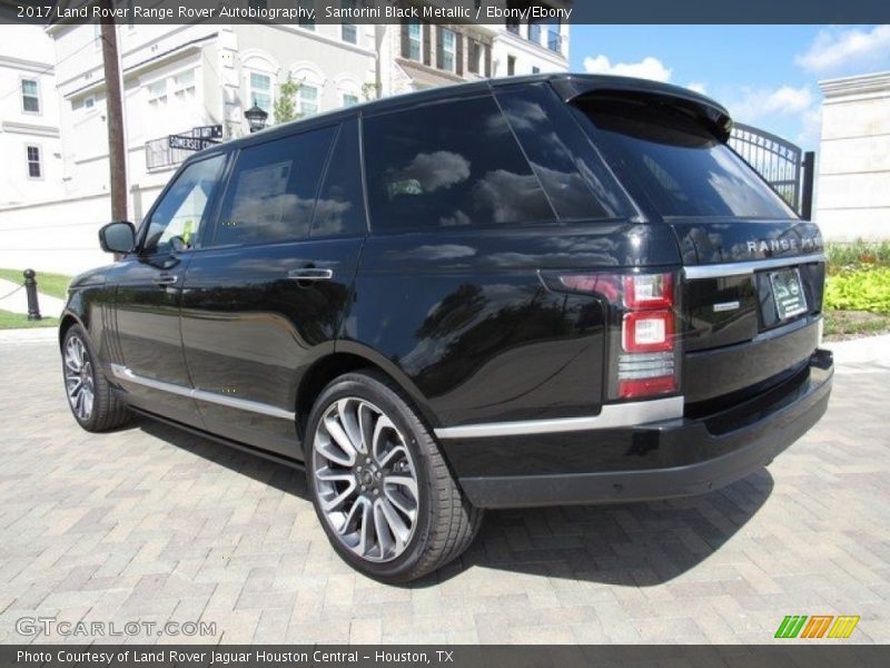 Santorini Black Metallic / Ebony/Ebony 2017 Land Rover Range Rover Autobiography