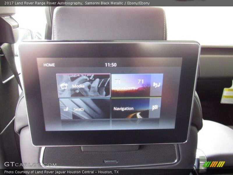 Entertainment System of 2017 Range Rover Autobiography