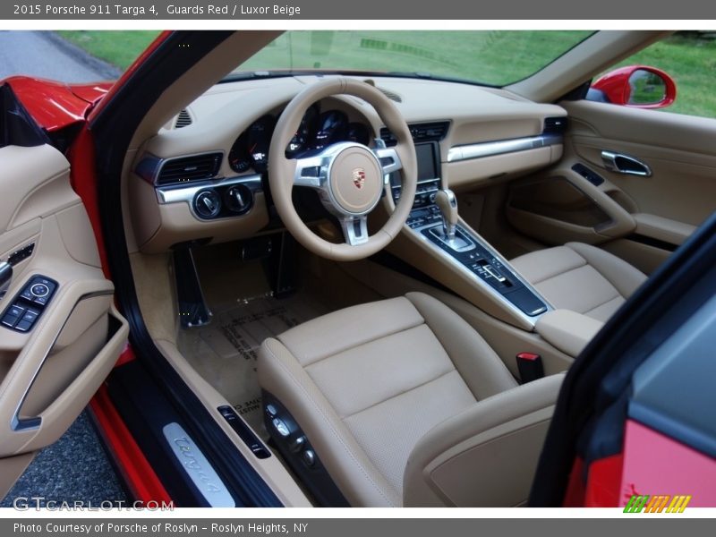  2015 911 Targa 4 Luxor Beige Interior