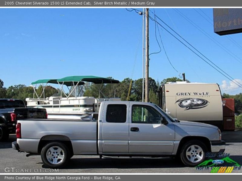 Silver Birch Metallic / Medium Gray 2005 Chevrolet Silverado 1500 LS Extended Cab
