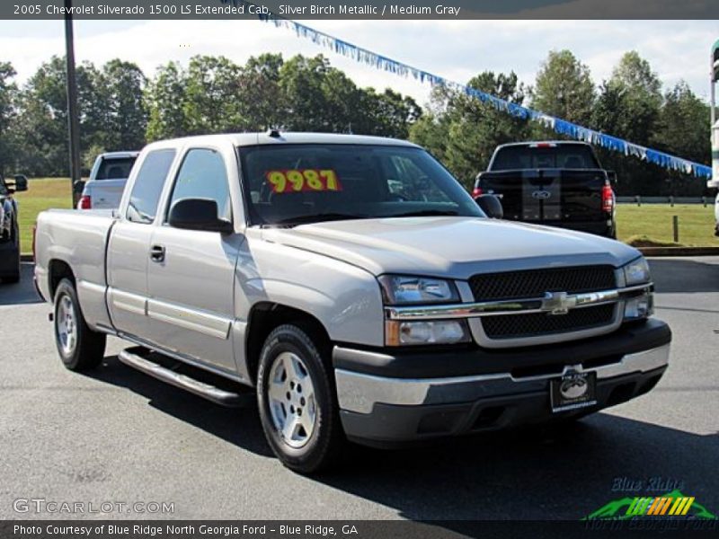 Silver Birch Metallic / Medium Gray 2005 Chevrolet Silverado 1500 LS Extended Cab