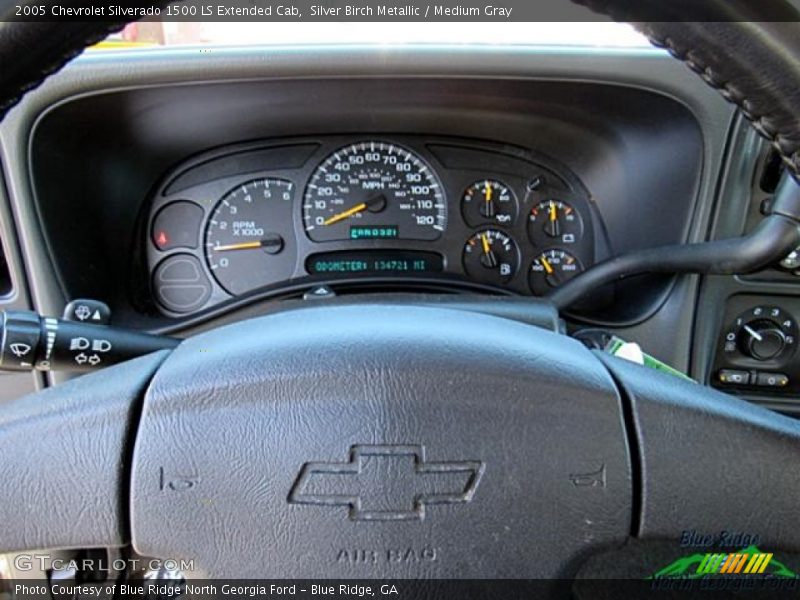 Silver Birch Metallic / Medium Gray 2005 Chevrolet Silverado 1500 LS Extended Cab