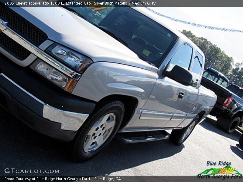 Silver Birch Metallic / Medium Gray 2005 Chevrolet Silverado 1500 LS Extended Cab