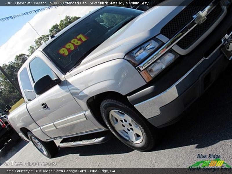 Silver Birch Metallic / Medium Gray 2005 Chevrolet Silverado 1500 LS Extended Cab