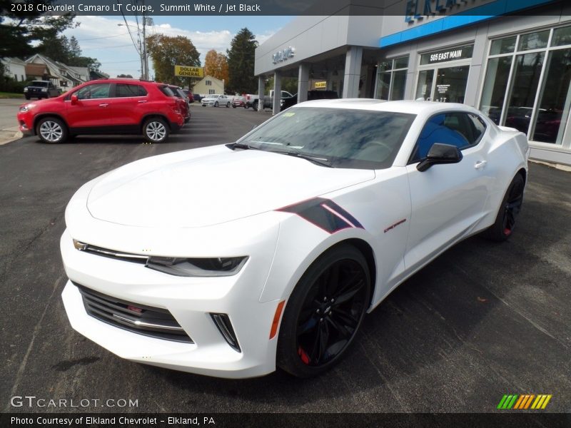Summit White / Jet Black 2018 Chevrolet Camaro LT Coupe