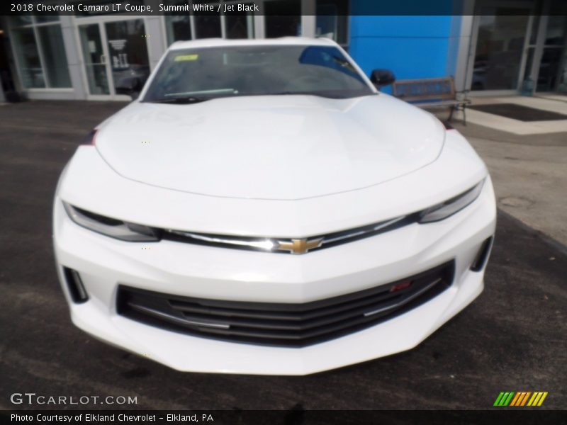 Summit White / Jet Black 2018 Chevrolet Camaro LT Coupe