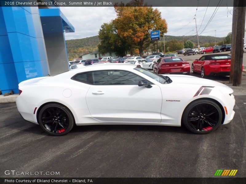 Summit White / Jet Black 2018 Chevrolet Camaro LT Coupe