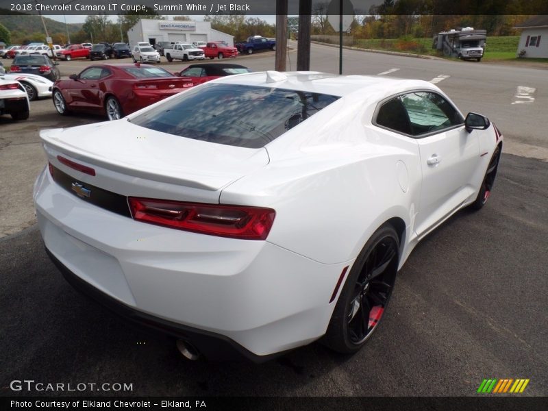 Summit White / Jet Black 2018 Chevrolet Camaro LT Coupe