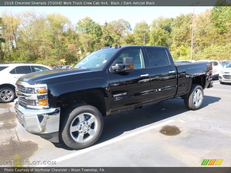 Black / Dark Ash/Jet Black 2018 Chevrolet Silverado 2500HD Work Truck Crew Cab 4x4