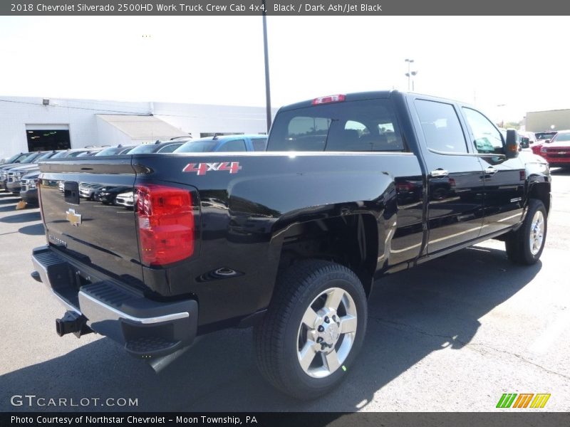 Black / Dark Ash/Jet Black 2018 Chevrolet Silverado 2500HD Work Truck Crew Cab 4x4