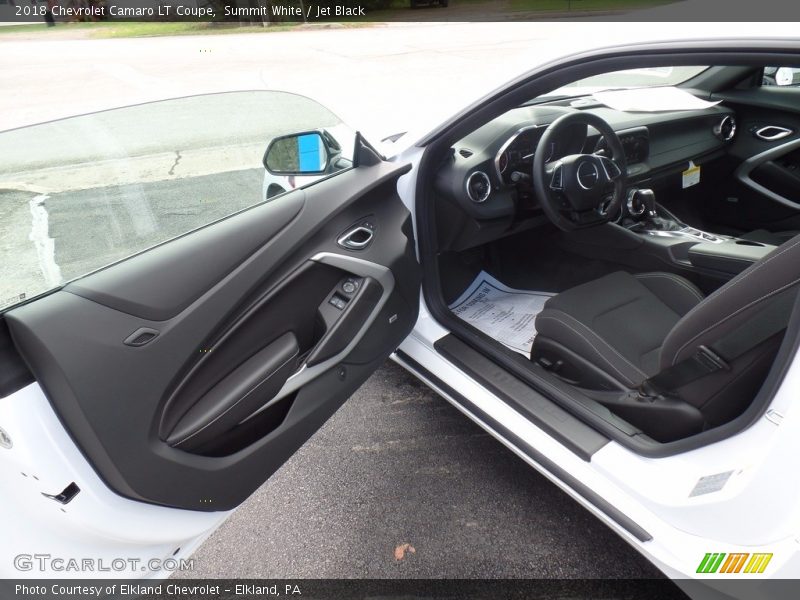 Front Seat of 2018 Camaro LT Coupe