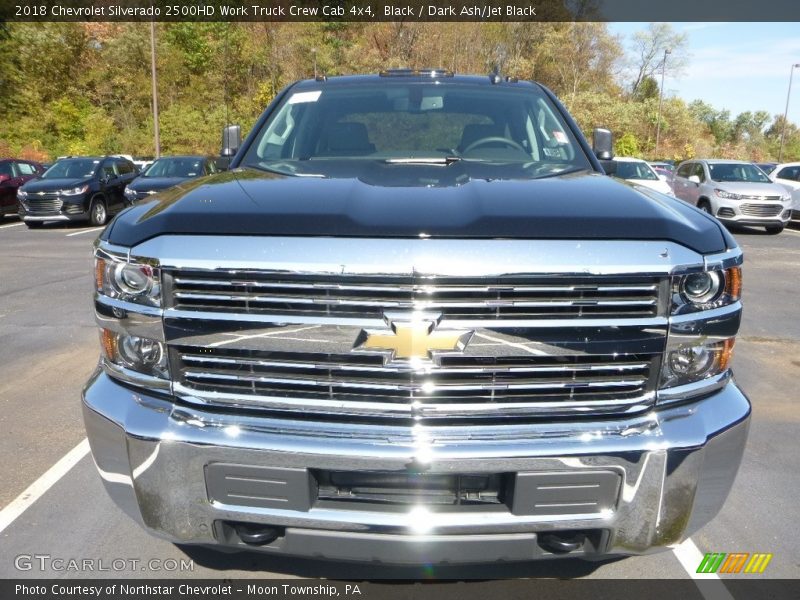 Black / Dark Ash/Jet Black 2018 Chevrolet Silverado 2500HD Work Truck Crew Cab 4x4