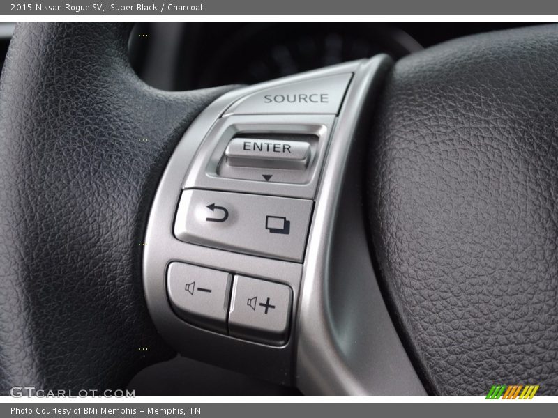 Super Black / Charcoal 2015 Nissan Rogue SV