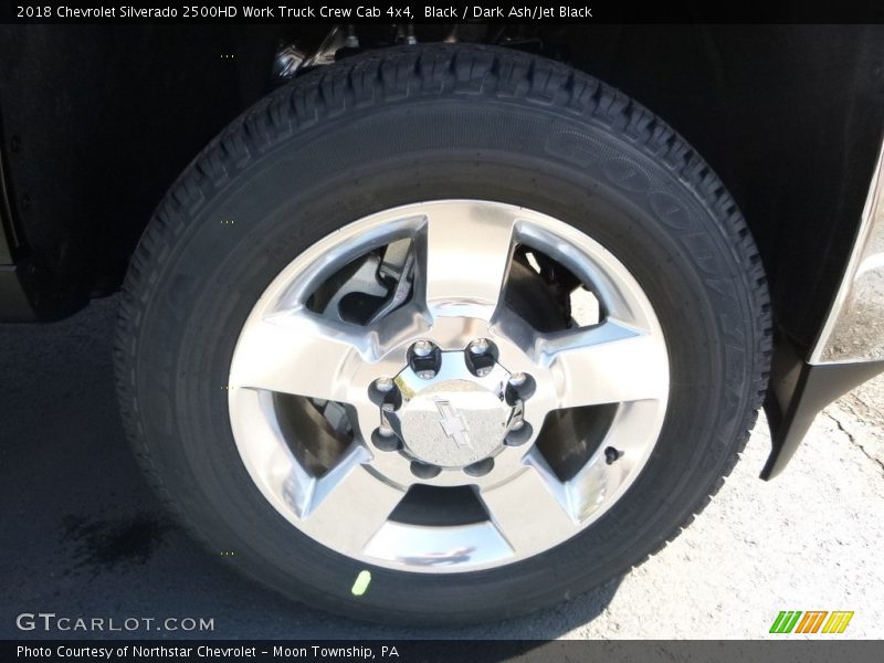 Black / Dark Ash/Jet Black 2018 Chevrolet Silverado 2500HD Work Truck Crew Cab 4x4