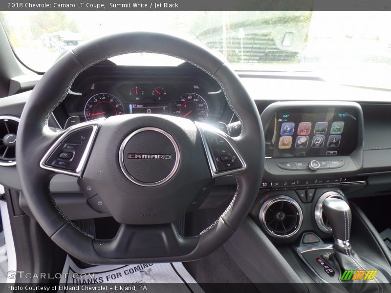 Summit White / Jet Black 2018 Chevrolet Camaro LT Coupe
