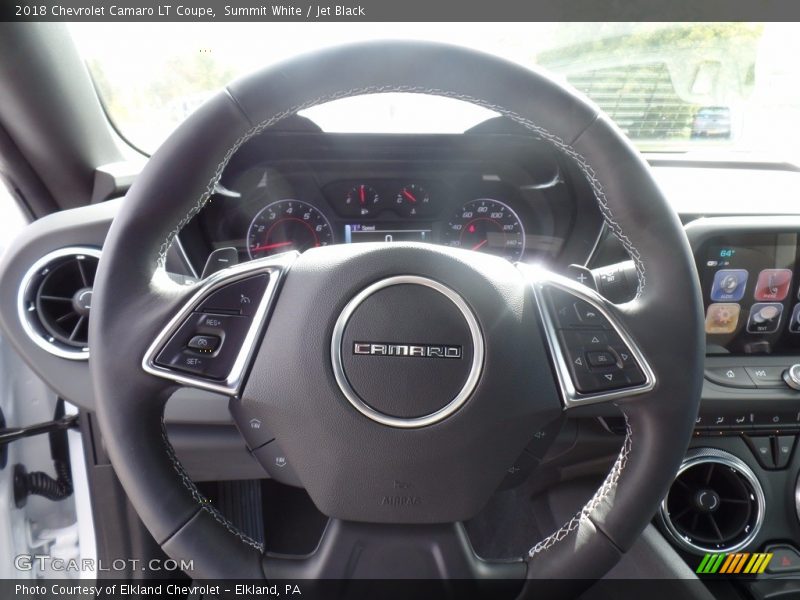 Summit White / Jet Black 2018 Chevrolet Camaro LT Coupe