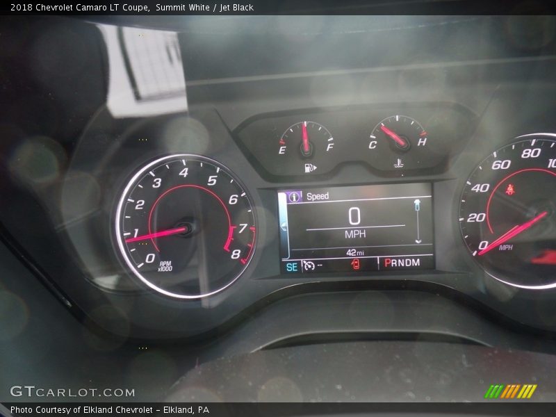 Summit White / Jet Black 2018 Chevrolet Camaro LT Coupe
