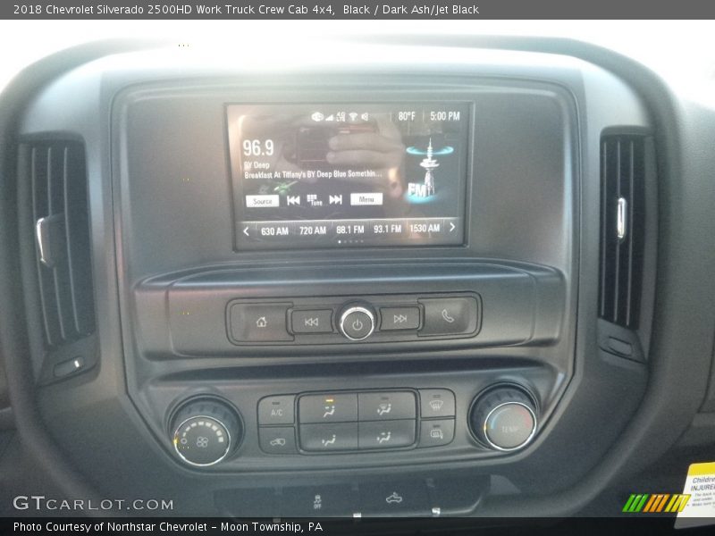 Black / Dark Ash/Jet Black 2018 Chevrolet Silverado 2500HD Work Truck Crew Cab 4x4