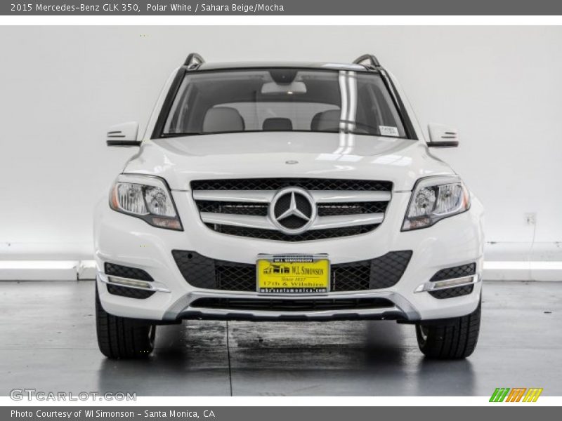 Polar White / Sahara Beige/Mocha 2015 Mercedes-Benz GLK 350