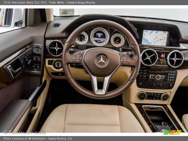Polar White / Sahara Beige/Mocha 2015 Mercedes-Benz GLK 350