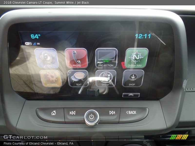 Summit White / Jet Black 2018 Chevrolet Camaro LT Coupe