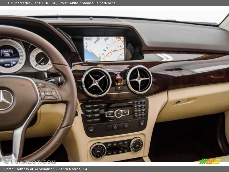 Polar White / Sahara Beige/Mocha 2015 Mercedes-Benz GLK 350