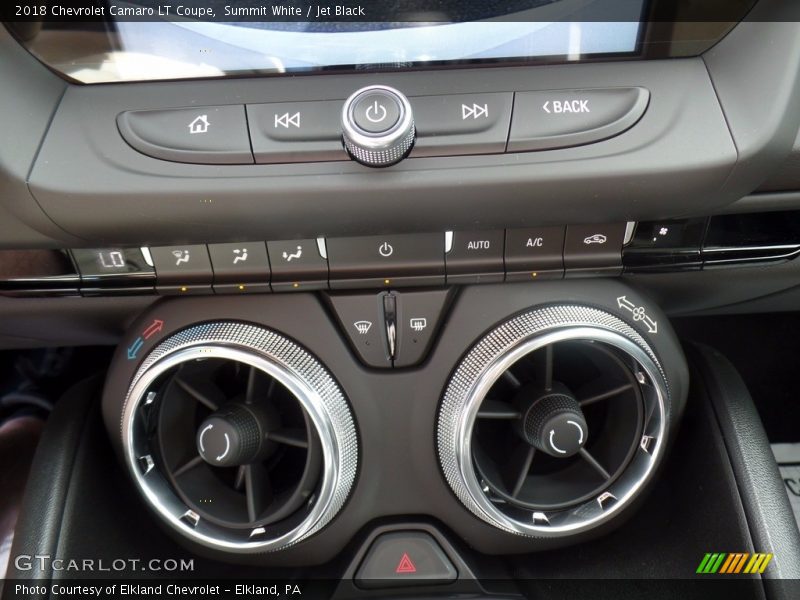 Summit White / Jet Black 2018 Chevrolet Camaro LT Coupe