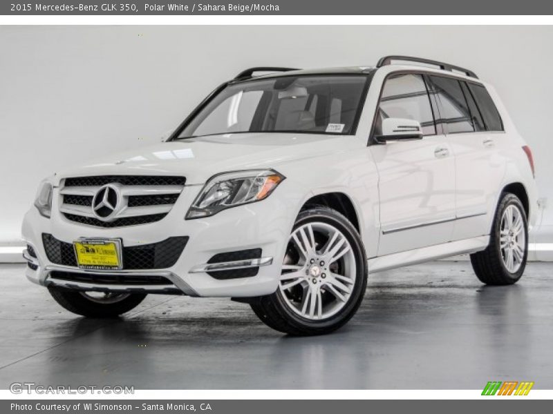 Polar White / Sahara Beige/Mocha 2015 Mercedes-Benz GLK 350