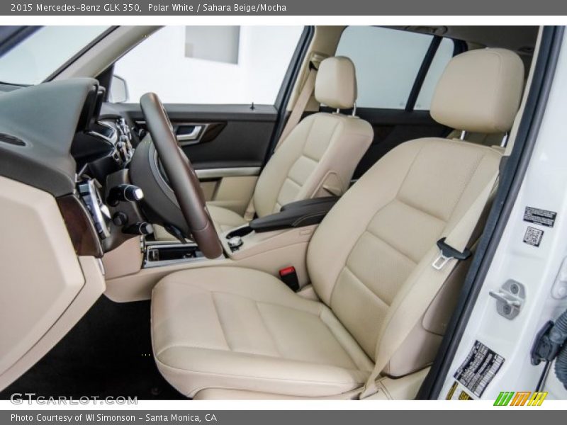 Polar White / Sahara Beige/Mocha 2015 Mercedes-Benz GLK 350