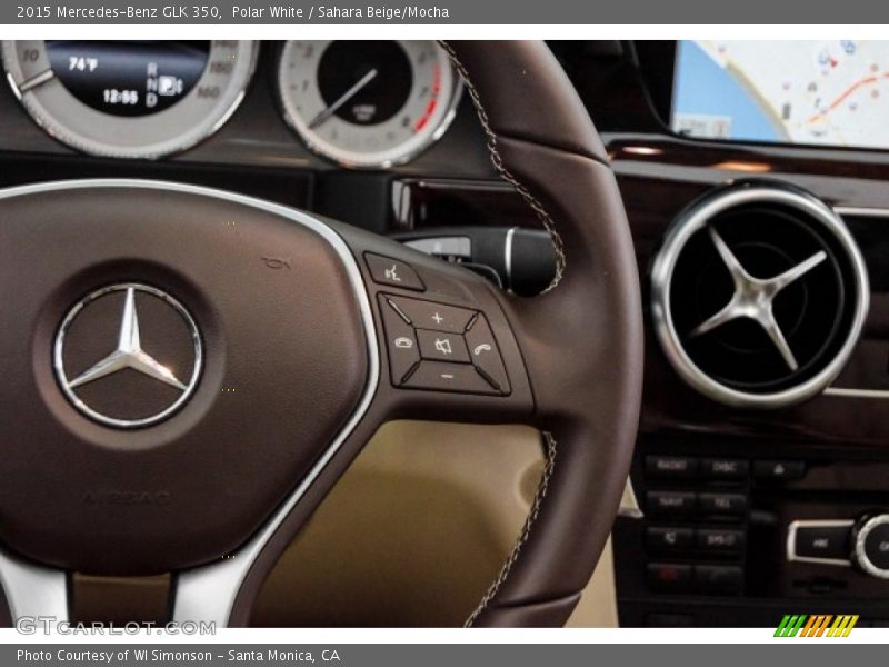 Polar White / Sahara Beige/Mocha 2015 Mercedes-Benz GLK 350