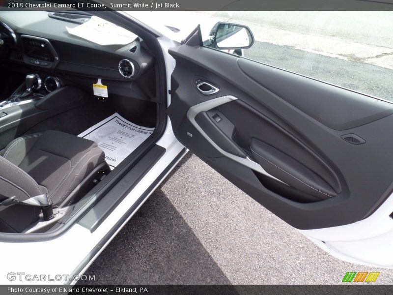Summit White / Jet Black 2018 Chevrolet Camaro LT Coupe