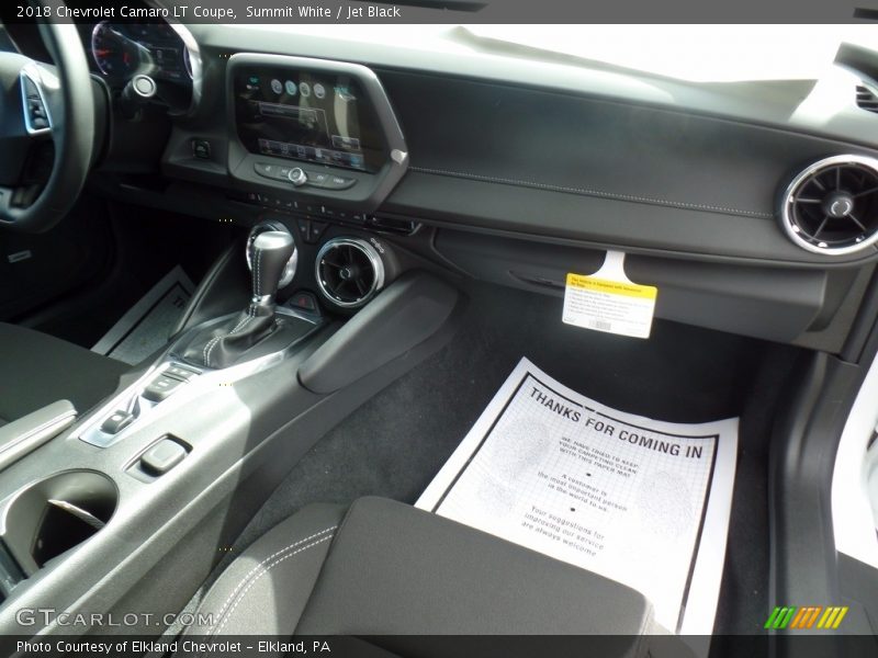 Summit White / Jet Black 2018 Chevrolet Camaro LT Coupe