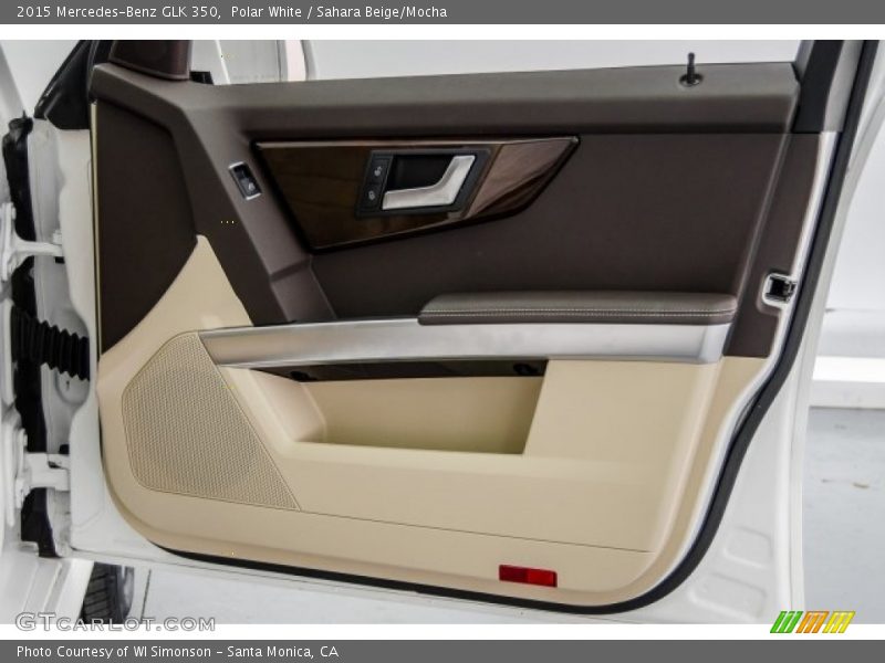 Polar White / Sahara Beige/Mocha 2015 Mercedes-Benz GLK 350