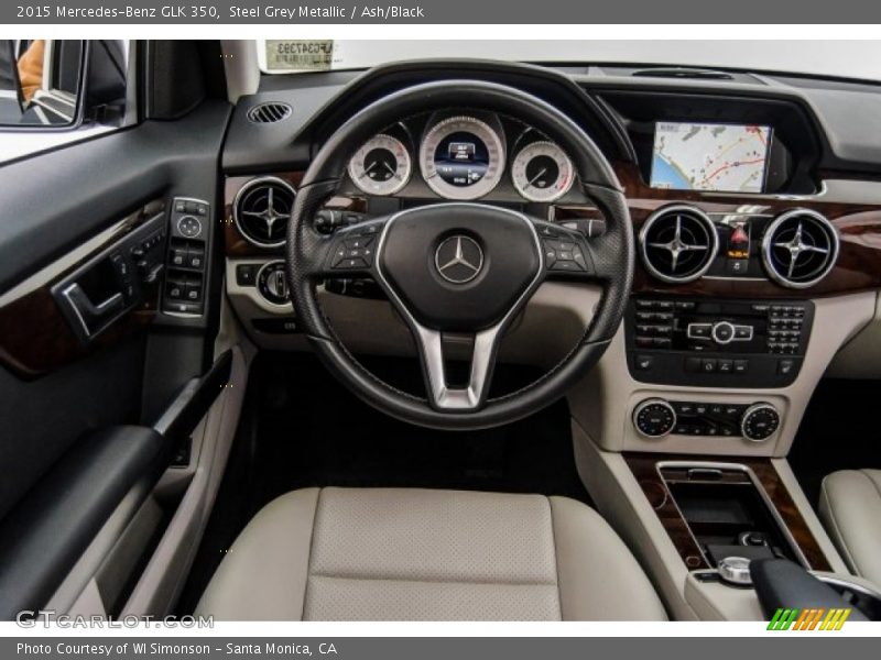 Steel Grey Metallic / Ash/Black 2015 Mercedes-Benz GLK 350