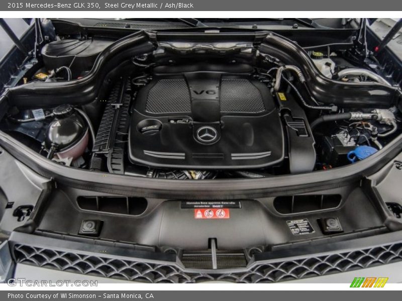 Steel Grey Metallic / Ash/Black 2015 Mercedes-Benz GLK 350