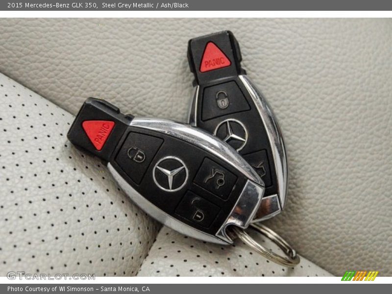 Steel Grey Metallic / Ash/Black 2015 Mercedes-Benz GLK 350