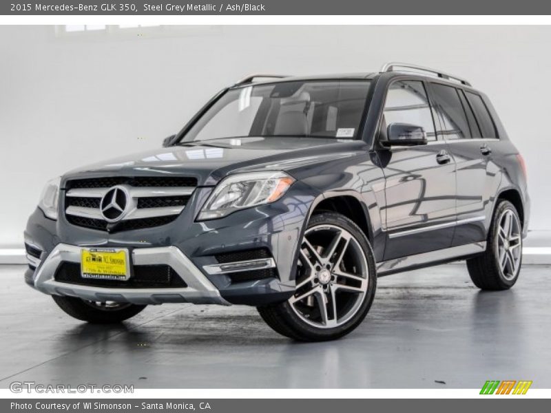 Steel Grey Metallic / Ash/Black 2015 Mercedes-Benz GLK 350