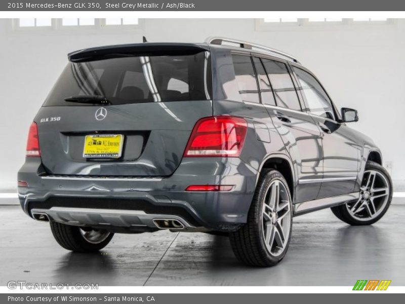 Steel Grey Metallic / Ash/Black 2015 Mercedes-Benz GLK 350