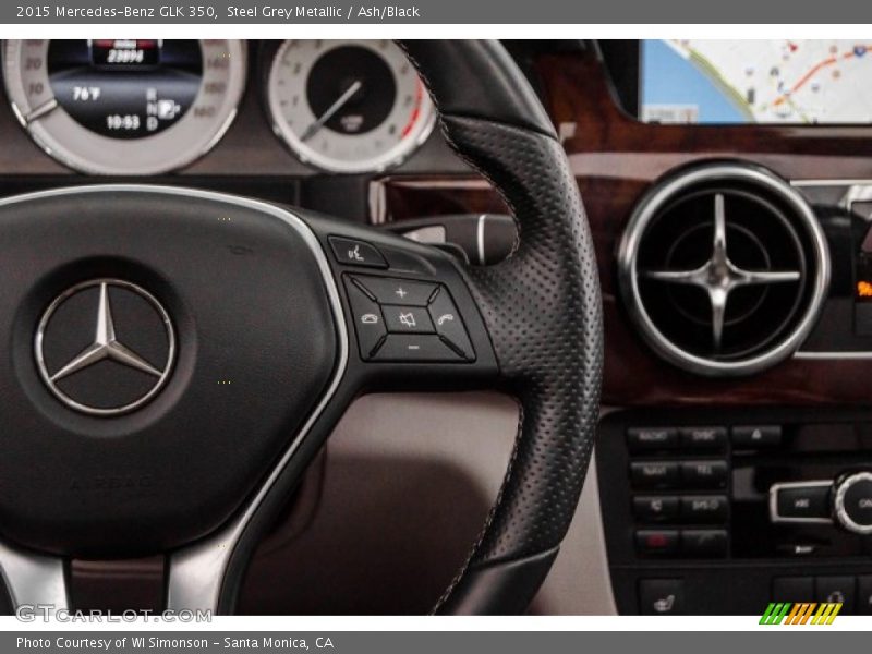 Steel Grey Metallic / Ash/Black 2015 Mercedes-Benz GLK 350