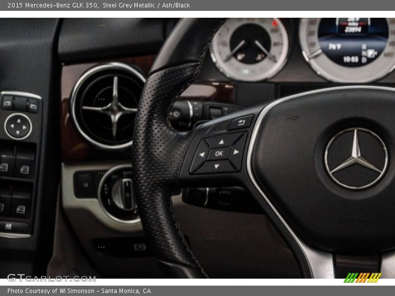 Steel Grey Metallic / Ash/Black 2015 Mercedes-Benz GLK 350